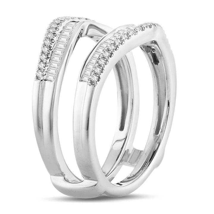 14K 0.50CT Diamond RING GUARD