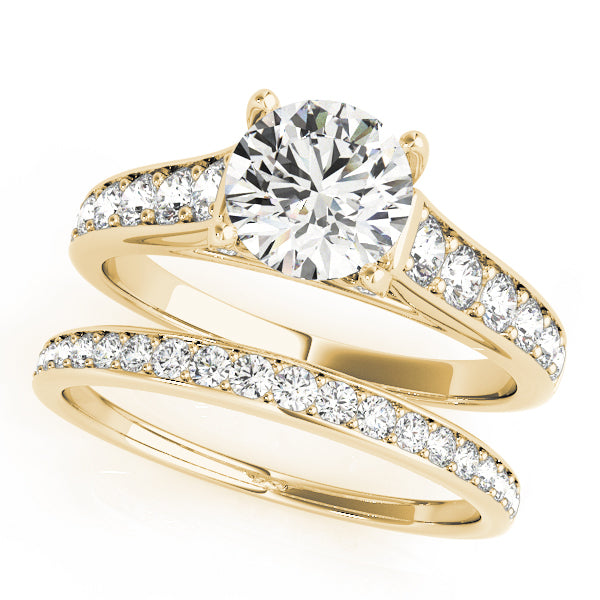 18K Yellow Gold 1.33ctw Round Diamond Ring