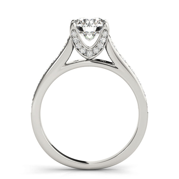1 CT Round Diamond Engagement Ring