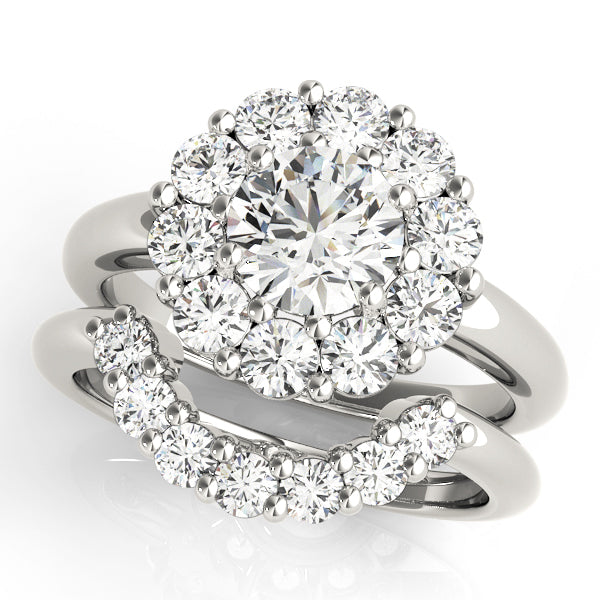 Halo Diamond Engagement Ring