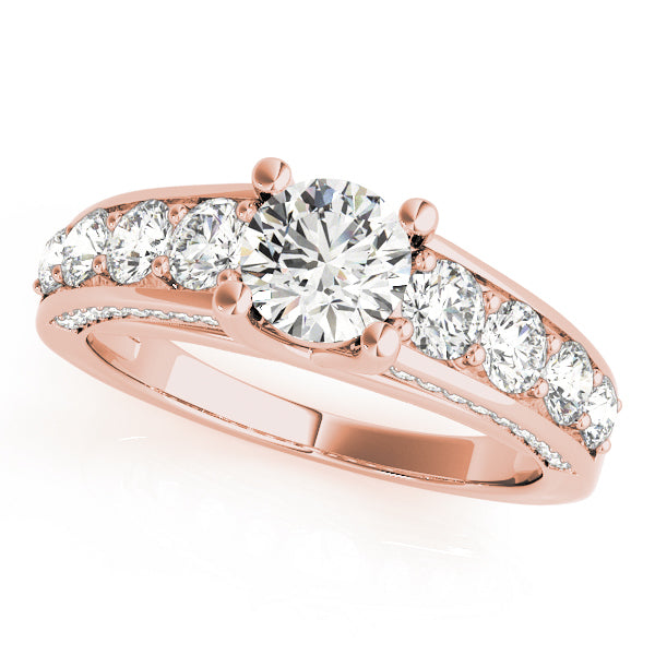 14K Rose Gold 2.3 ctw Diamond Trellis Ring