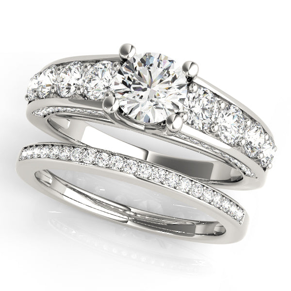 Trellis Diamond Engagement Ring