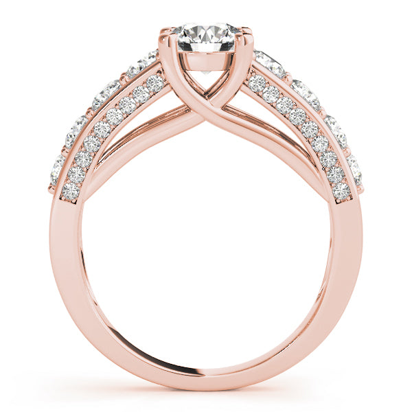 14K Rose Gold 2.3 ctw Diamond Trellis Ring