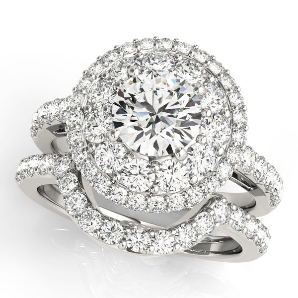 Halo Diamond Engagement Ring