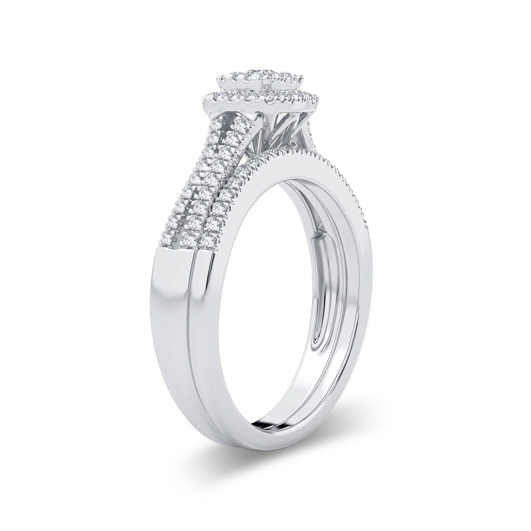 14K 0.38CT DIAMOND BRIDAL RING