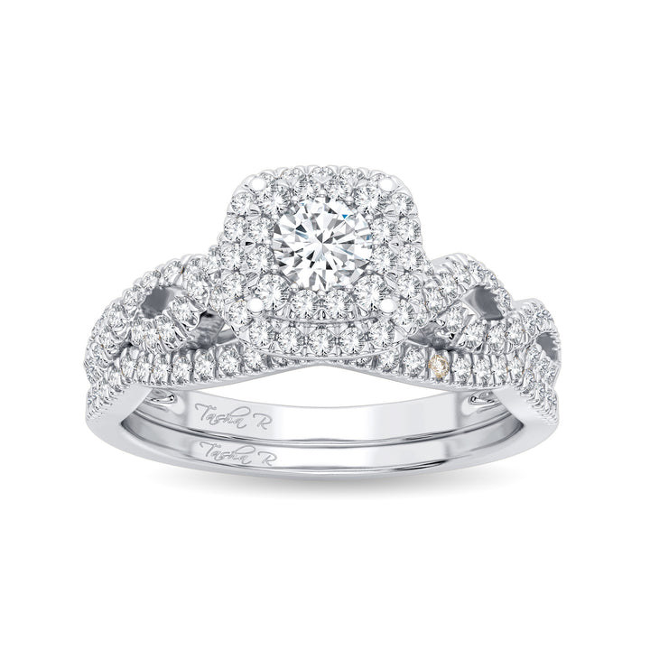 14K 0.43CT DIAMOND BRIDAL RING