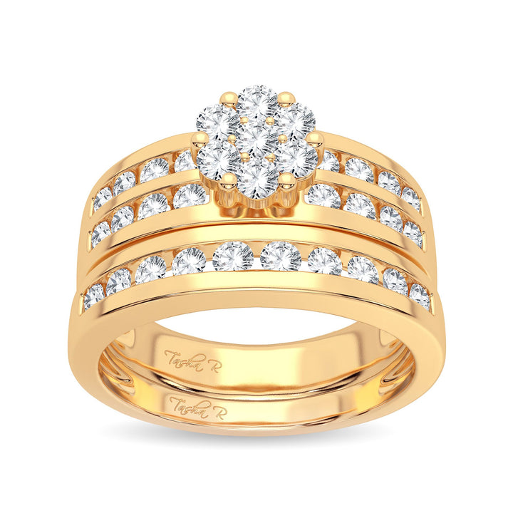 14K 0.71CT Diamond Bridal Ring