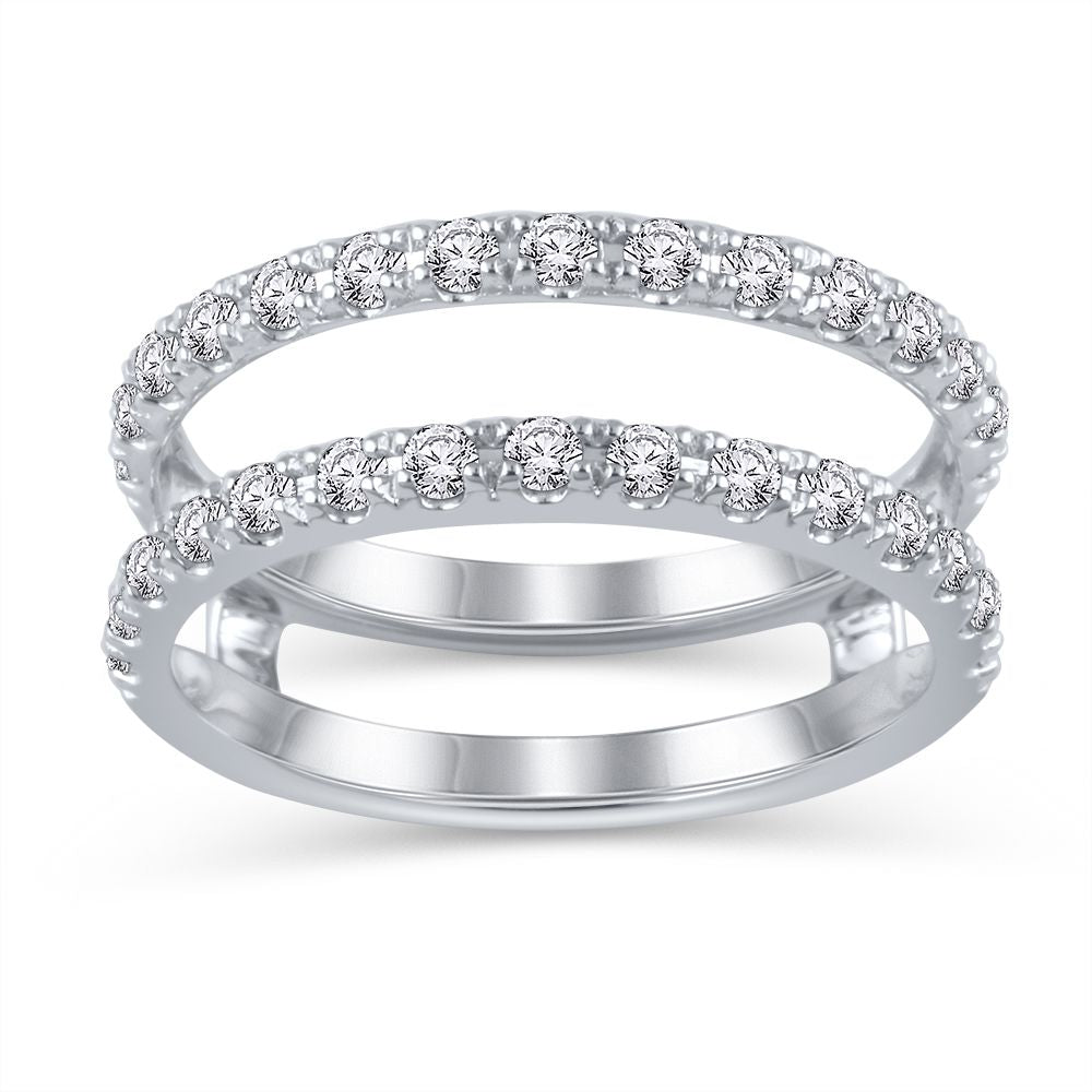 14K 0.50CT Diamond RING GUARD