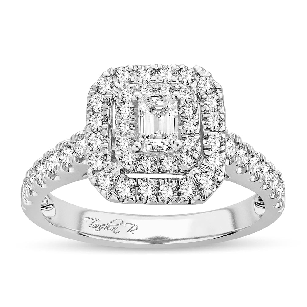 Elegant 14k 1.00ct Engagement Ring