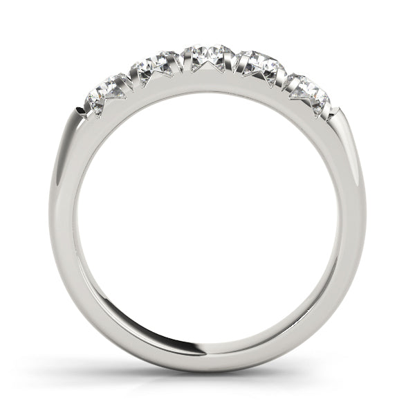 Platinum White 1/2 CT Diamond Wedding Ring
