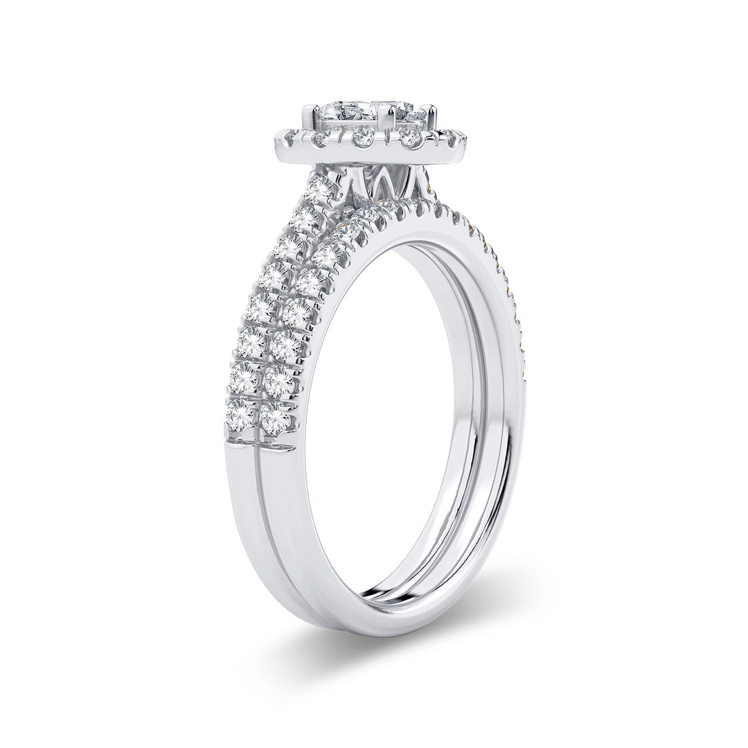 14K 1.00CT Diamond Bridal Ring