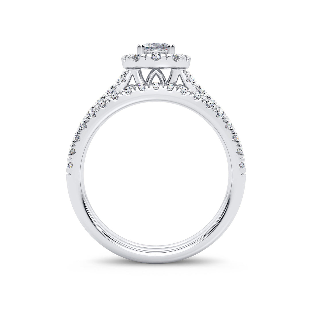 14K 1.00CT Diamond Bridal Ring