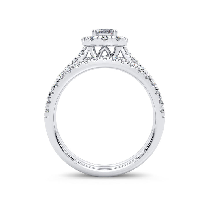 14K 1.00CT Diamond Bridal Ring