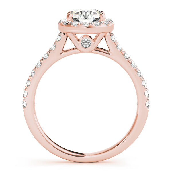 14K Rose Gold 1.33ctw Round Diamond Engagement Ring