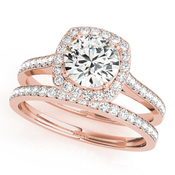 14K Rose Gold 1.33ctw Round Diamond Engagement Ring