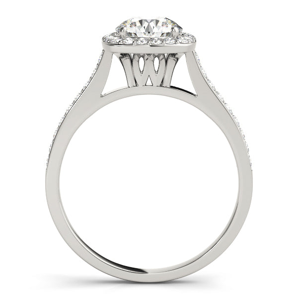 Halo Diamond Engagement Ring