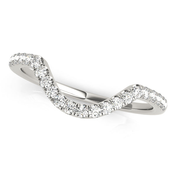14K Rose Gold Diamond Wedding Ring