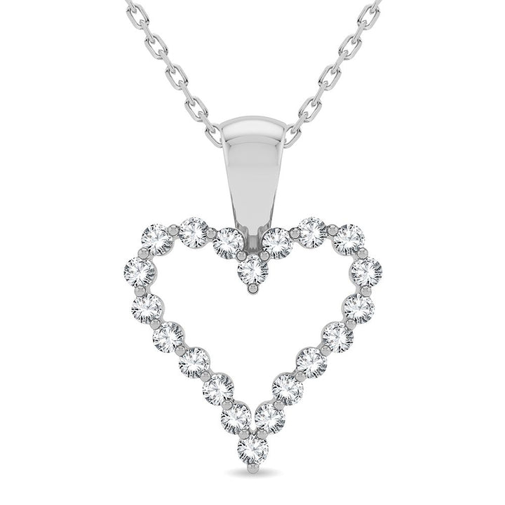 14K 0.25CT Diamond Pendant