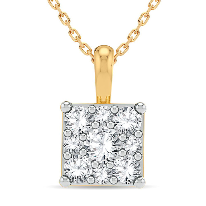 14K 0.23CT Diamond Pendant