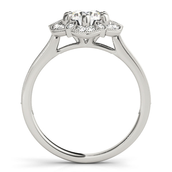 Halo Diamond Engagement Ring