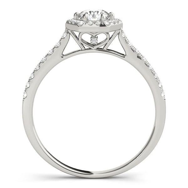 Halo Diamond Engagement Ring