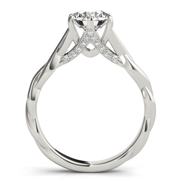 1 CT Round Diamond Solitaire Engagement Ring