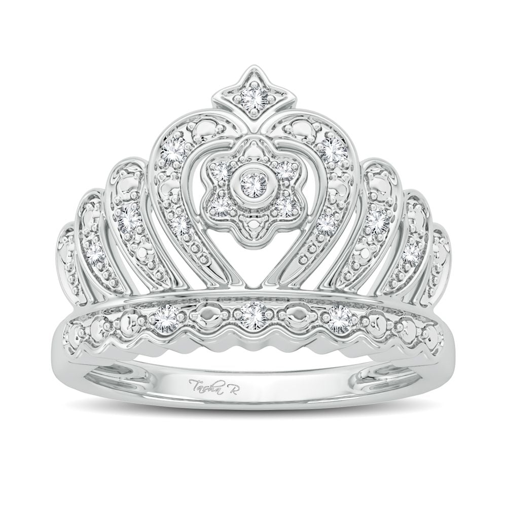 Gorgeous 10K 0.10CT Diamond  Fashion Ring