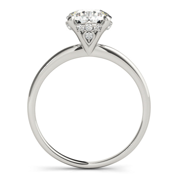 1 CT Round Diamond Engagement Ring