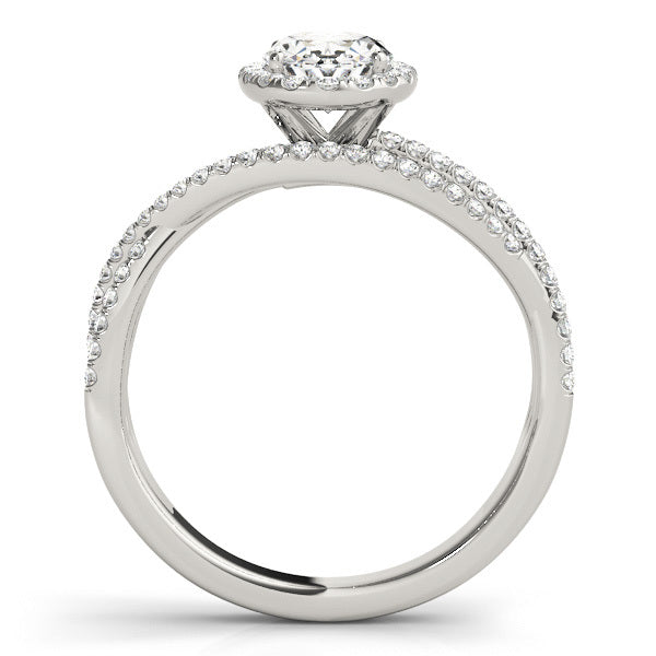 Diamond Halo Engagement Ring
