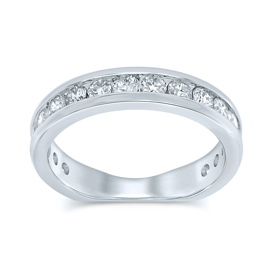 Elegant 14K 0.33CT Diamond Band (18 Diamond Stones)