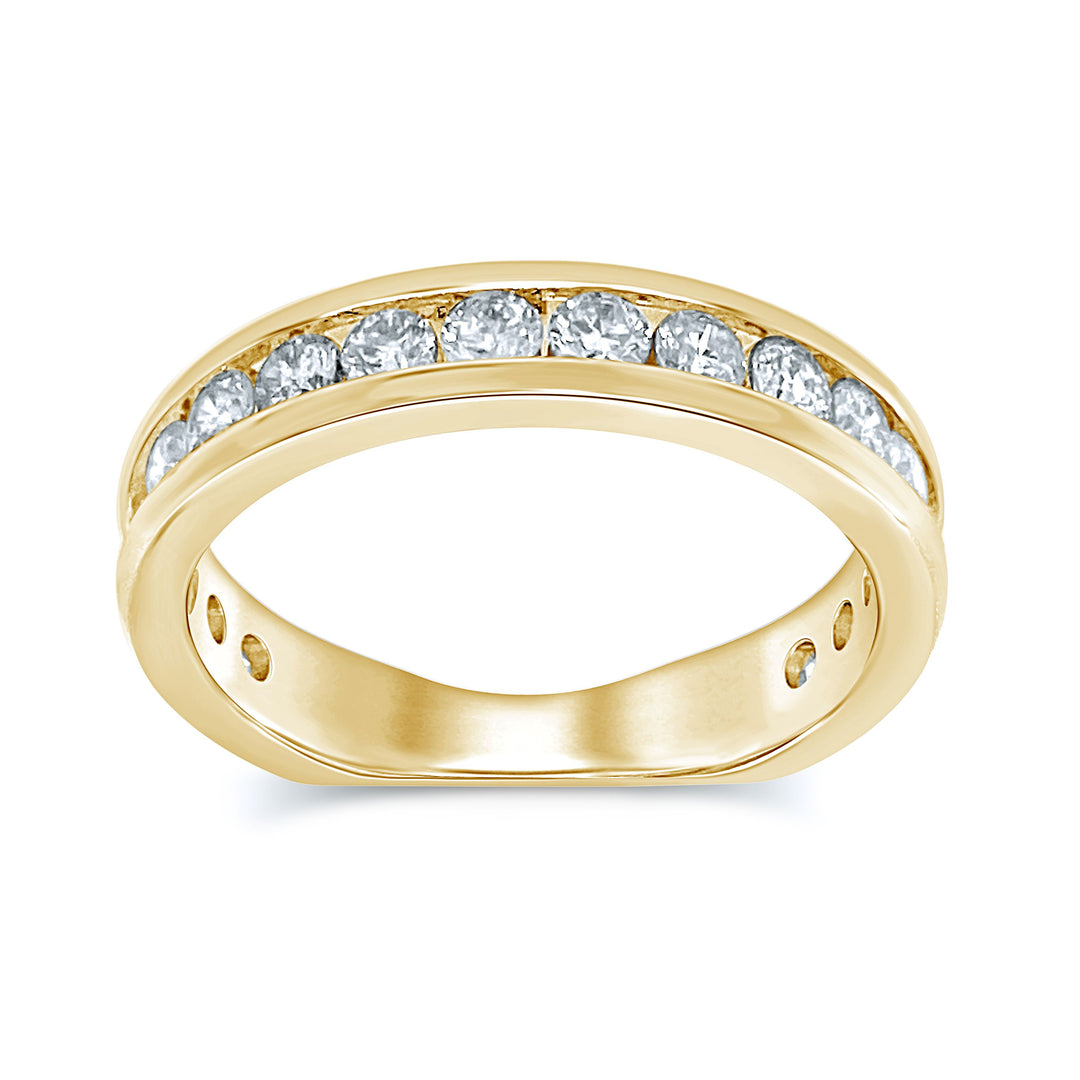 14K 0.78CT Diamond Band (18 Diamond Stones)