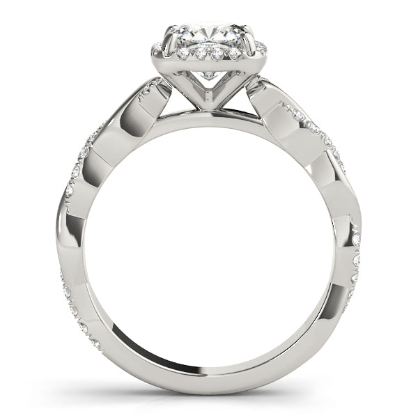 Diamond Halo Engagement Ring
