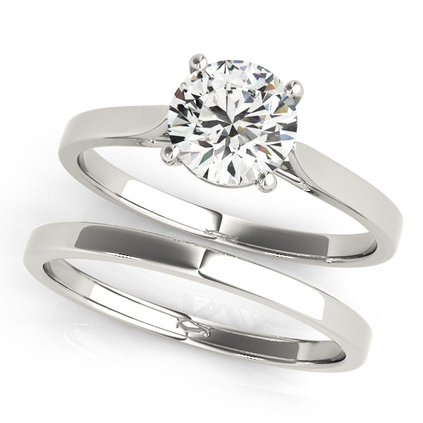 1.0 CT Round Diamond Engagement Solitaire Ring