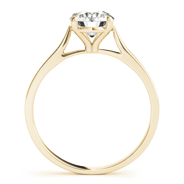 14K Yellow Gold 1ct Diamond Engagement Solitaire Ring