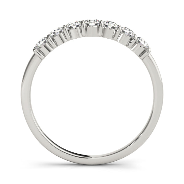 7-Stone Round Diamond Wedding Band
