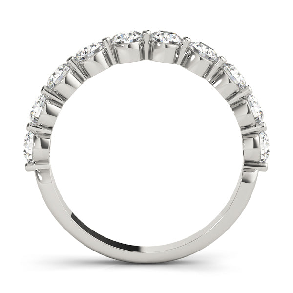 Platinum 1/4 ct Diamond Wedding Band