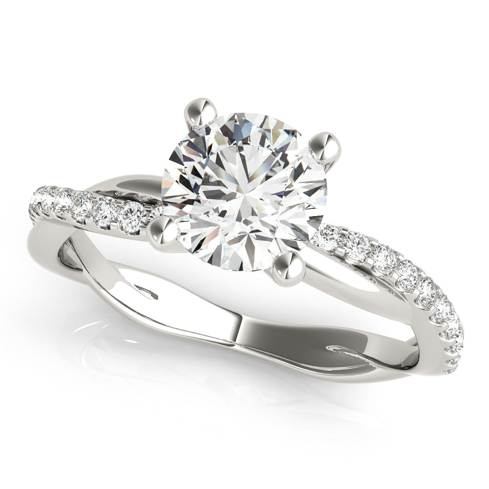 Round Diamond Engagement Ring 1CT