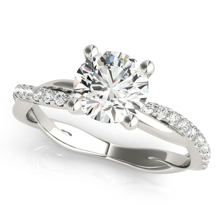 Round Diamond Engagement Ring 1CT