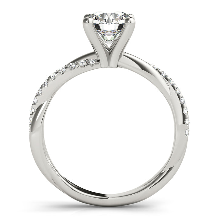 Round Diamond Engagement Ring 1CT