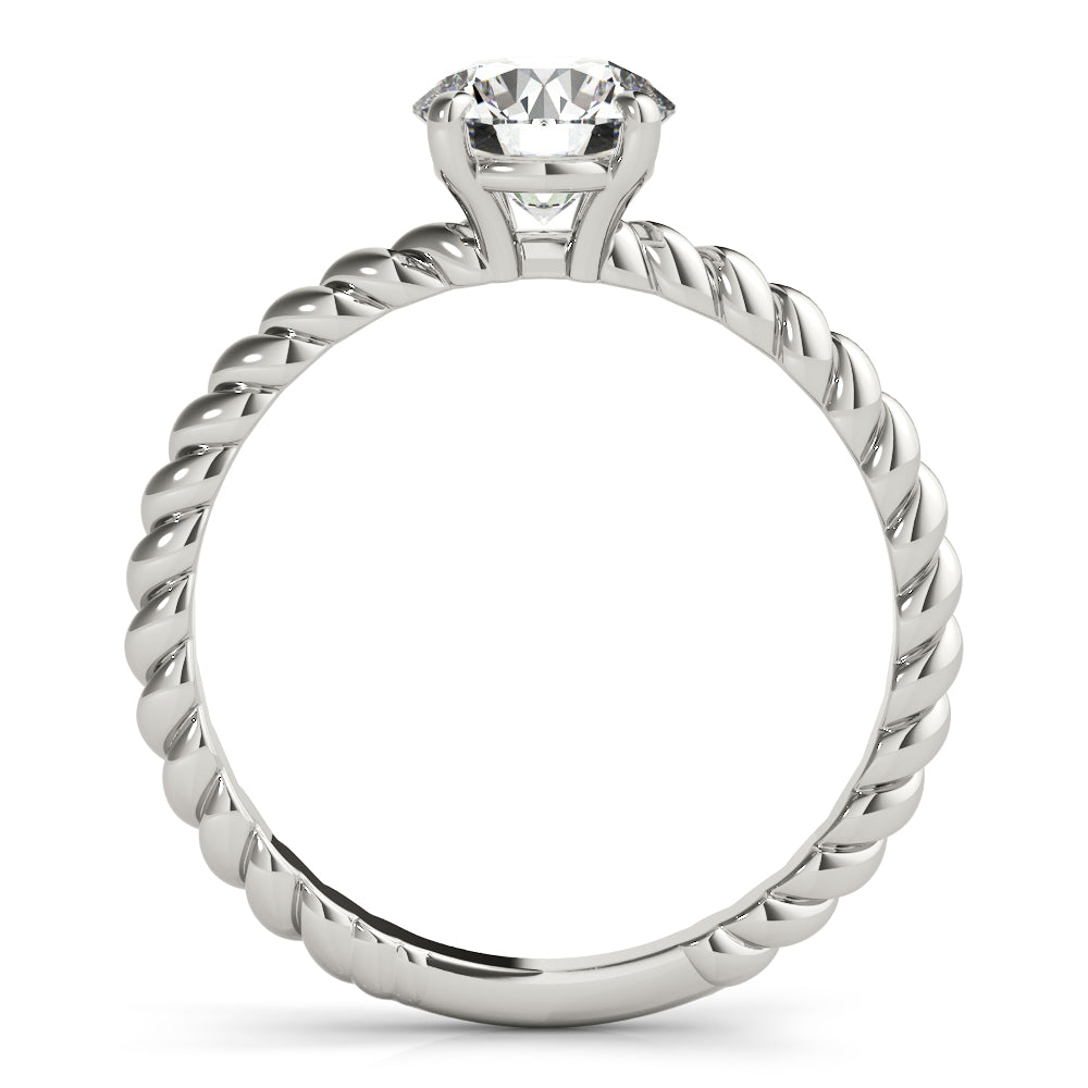 1.0 CT Round Diamond Engagement Solitaire Ring