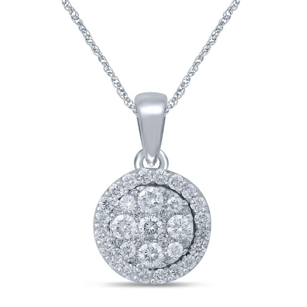 Magnifcnet 14K 0.5CT Diamond Pendant