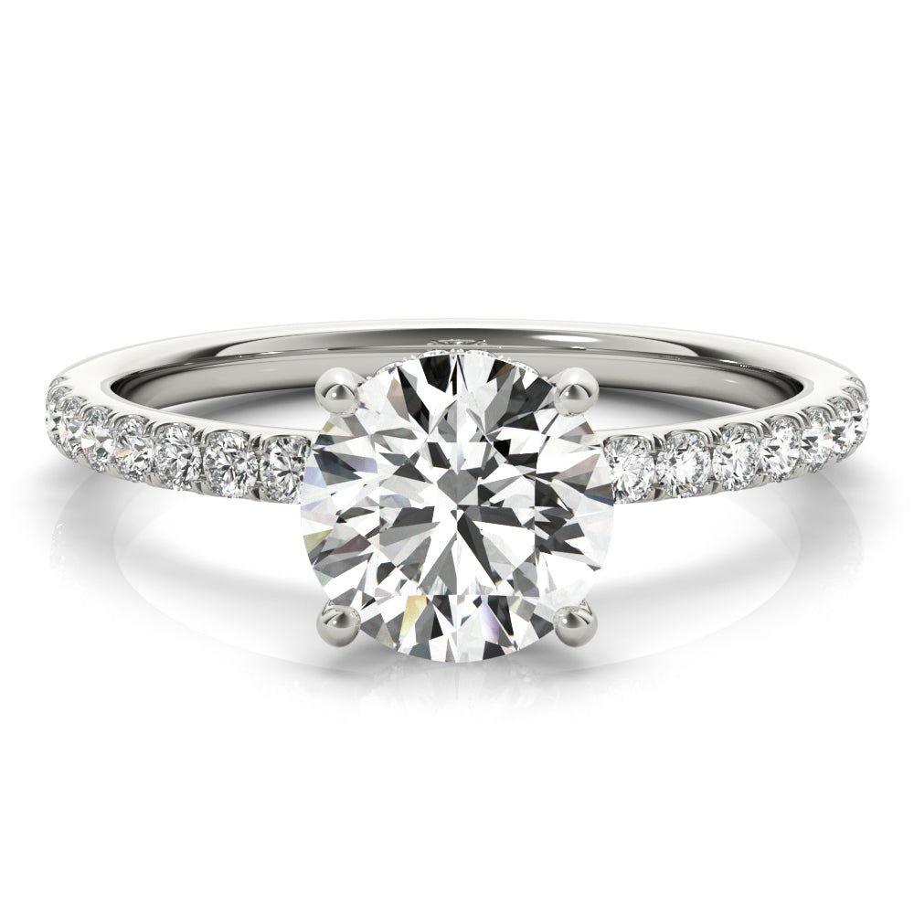 Halo Diamond Engagement Ring