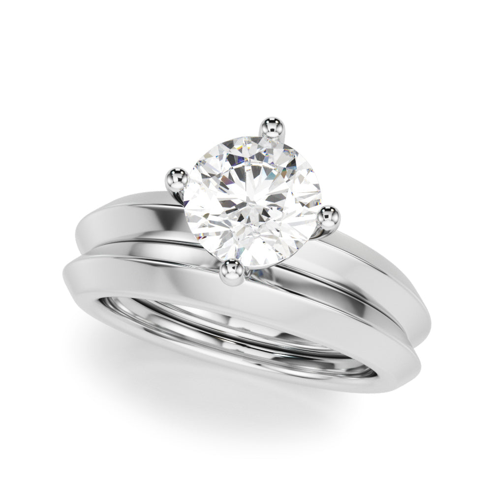 1.0 CT Round Diamond Engagement Solitaire Ring