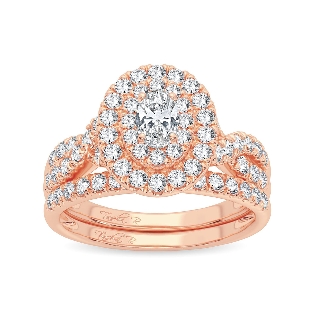 14K 1.00CT Diamond BRIDAL RING