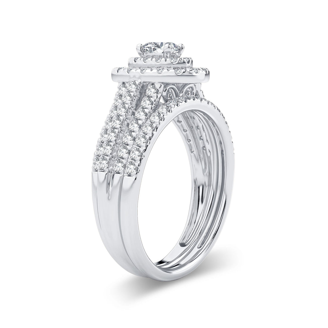 14K 1.00ct Diamond Bridal Ring