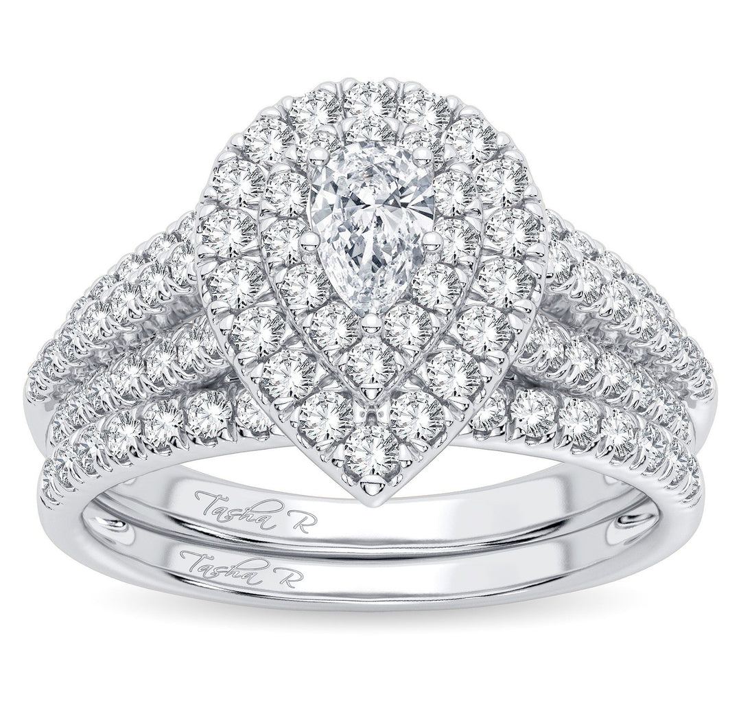 14K 1.00ct Diamond Bridal Ring