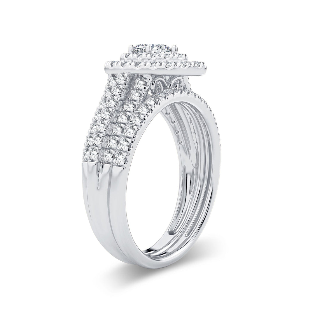 14K 1.00ct Diamond Bridal Ring