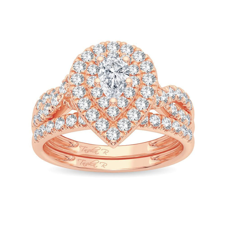 14K 1.00CT Diamond BRIDAL RING