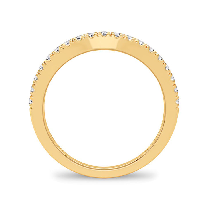 14K 0.33CT Diamond Enhancer Band