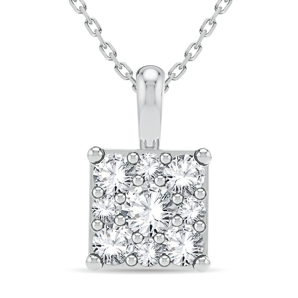 Dazzling 14K 0.23CT Diamond Pendant